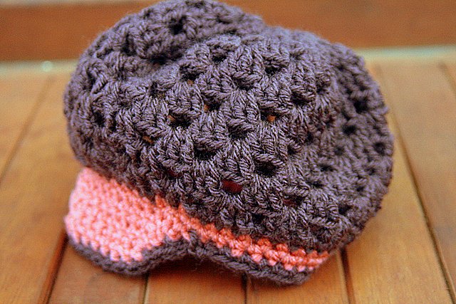 Fall Leaves beanie - size newborn to 3 months