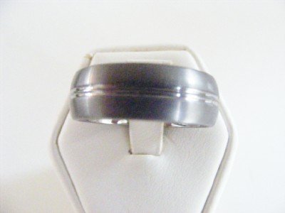 Men's Tungsten Bright Mans Band Style Ring size 11.5