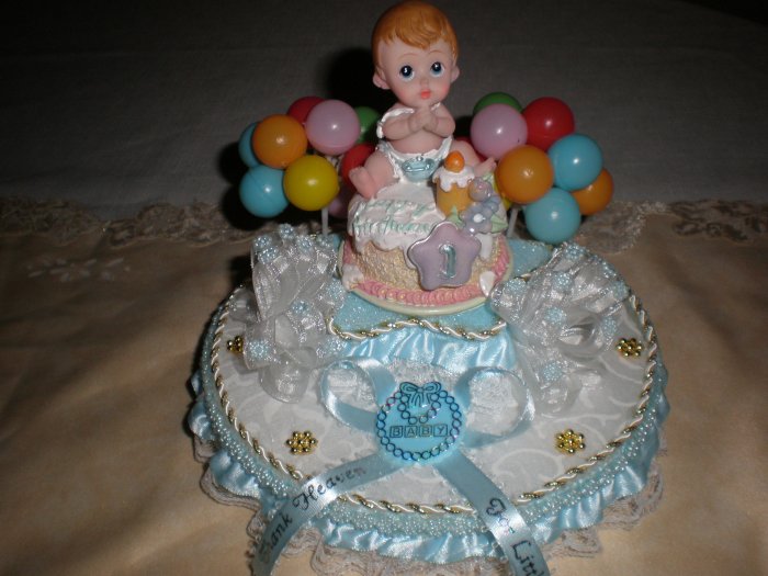 baby boy cake topper party favor suvenier