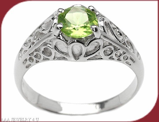 Peridot Solitare Ring