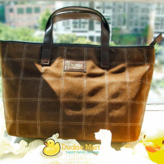 World of Peter Rabbit Manmade Suede Quilted Bag for Mitsubishi UFJ Japan