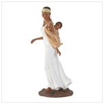 ALAB 7 MOTHER WITH BABYON BACK
