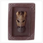 ALAB FRAMED ZEBRA MASK PLAQUE
