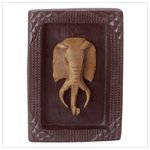 ALAB FRAMED ELEPHANT MASK PLAQUE