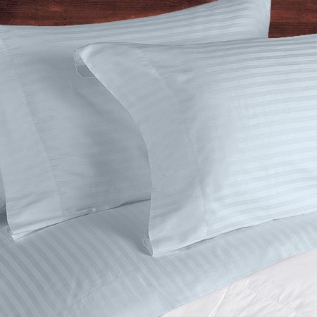 NILE VALLEY 100%EGYPTIAN COTTON 800 TC BED SHEETS-QUEEN STRIPED