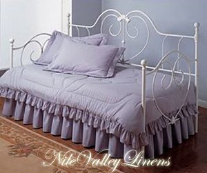 NILE VALLEY 5PICES~100%EGYPTIAN COTTON DAYBED OUTFIT