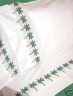Nile Valley 1000tc 100% Egyptian Cotton with Palm Embroidery -KING-