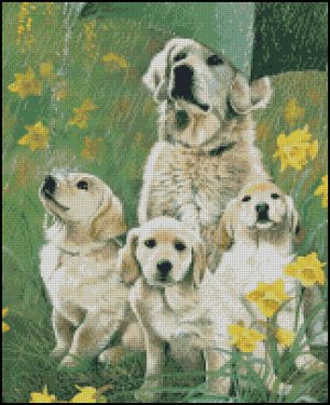 Cross Stitch Patterns: Dogs - Free Cross Stitch Pattern Heaven