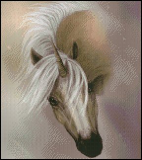 Unicorn - Silhouette - Cross Stitch - Free Patterns - Cross Stitch