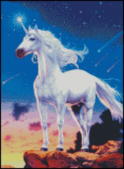 Cross Stitch Patterns by Scarlet Quince в„ў | Lady with Unicorn: A