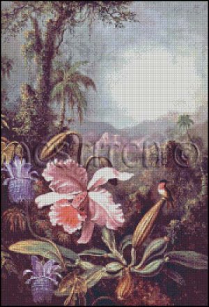 Orchid Pattern - Stitchworks By Donna