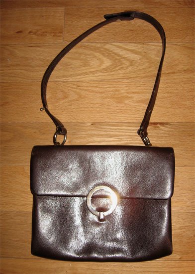 Saks Fifth Ave Chocolate Brown Purse