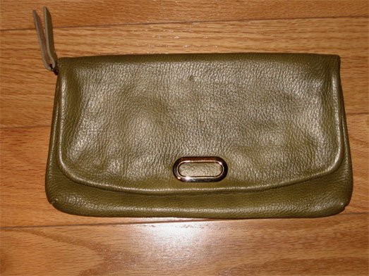 Olive Green Pocketbook