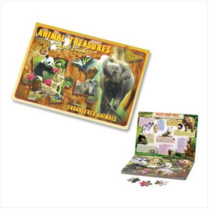 Animal Treasures Puzzle Book
