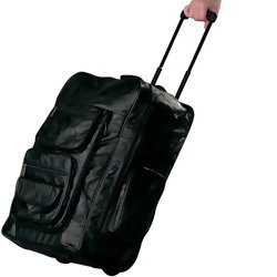 Embassy Italian Stone Design 23" Genuine Leather Super Deluxe Backpack/Rolling Cart Item: LUBPRC2