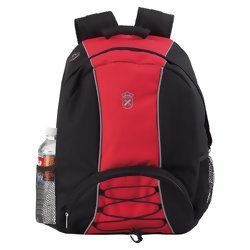 Royal Crest Red and Black Backpack Item: LUBPCREST