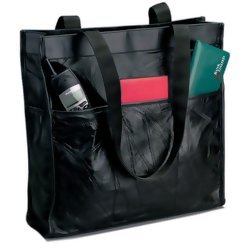 Embassy Italian Stone Design Genuine Leather Shopping/Travel Bag Item: LULSHOP2