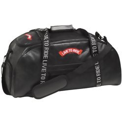 Diamond Plate Hand-Sewn Pebble Grain Genuine Leather Duffle Bag Item: LULTRDUF