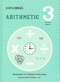 Rod And Staff Arithmetic Math 3rd Grade 3 Teacher's Manual
