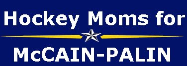 3 Hockey Moms for McCain Sarah Palin Bumper Stickers