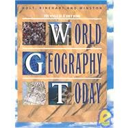Holt World Geography Today Revised Test Generator for Windows