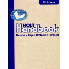 HOLT Handbook ATE Teacher Edition THIRD COURSE - NEW