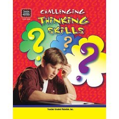 Thinking Skills Challenging Teacher Created Materials TCM 3625 Workbook