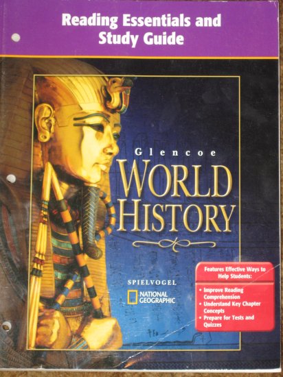 GLENCOE World HIstory Reading Essentials and Study Guide TE Book