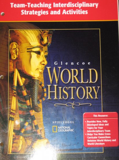 Glencoe World History Team Teaching Interdisciplinary Strategies and Activities BOOK