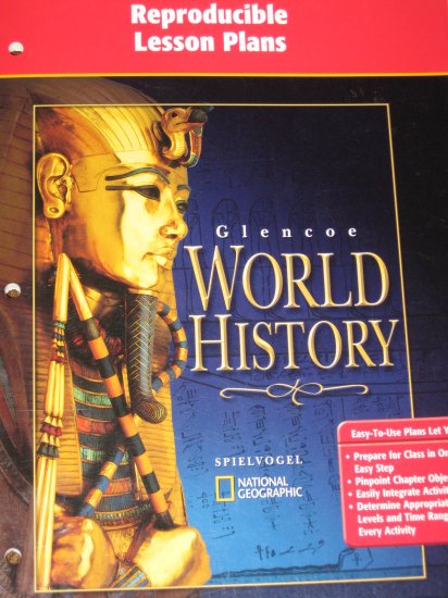 Glencoe World History Reproducible Lesson Plans Book