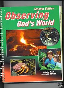 Abeka A Beka Observing God's World Science Grade 6 TE Teacher Edition Student Bundle
