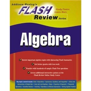 Addison Wesley Flash Review Algebra Study Book