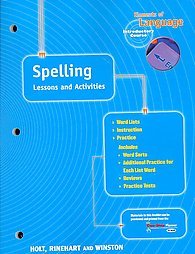 Elements of Language Introductory Course Spelling Lessons Activ Introd