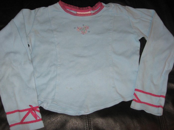 American Girl Long Sleeve T Shirt Cropped Size S 7 8 AG