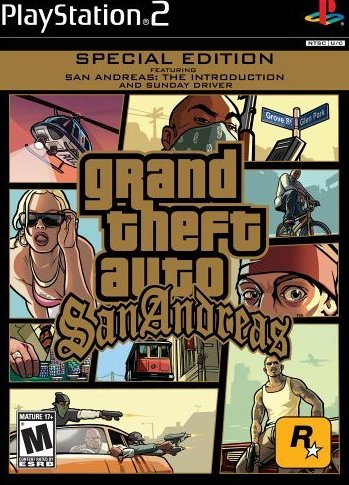 Grand Theft Auto: San Andreas (Special Edition, RARE) (PlayStation 2, PS2) (Never Played)