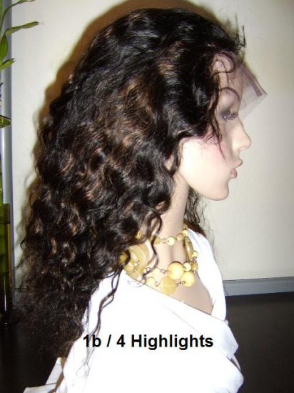 Deep Wavy, Color #1b with #4 Highlights