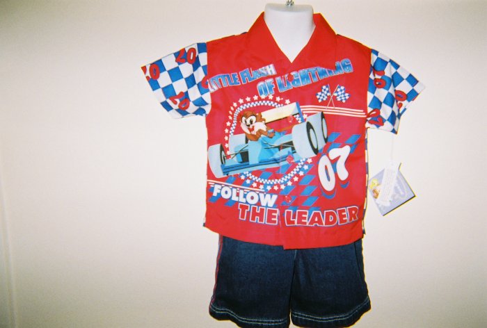 Infant Boys Looney Tunes 2pc Short Set size 24M