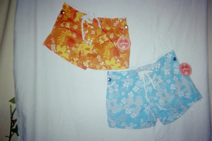 Girls 3 Shades of Blue BoardShorts Size 5