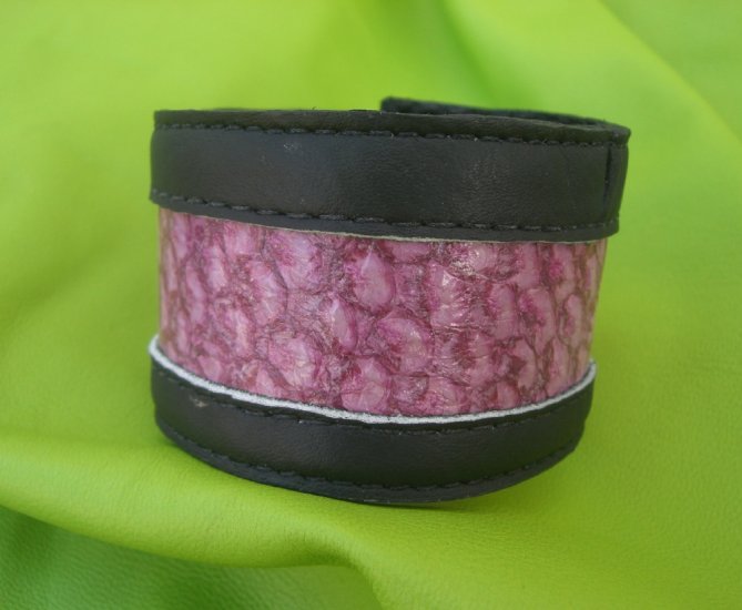 Pink Purple Perch Cuff