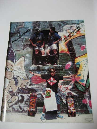 Original Powell Peralta SkateBoard Advertisement Rare Vintage