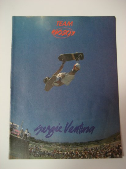 Original Team Hosoi SkateBoard Advertisement Rare Vintage