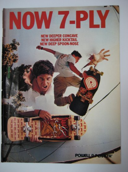 Original Powell Peralta SkateBoard Advertisement Rare Vintage Caballero