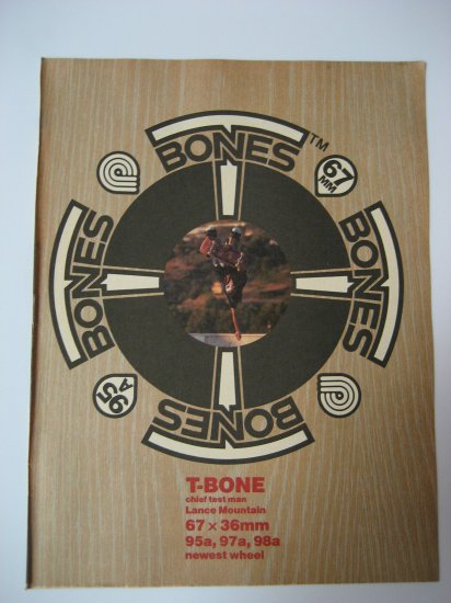 Original Powell Peralta SkateBoard Advertisement Rare Vintage Lance Mountain