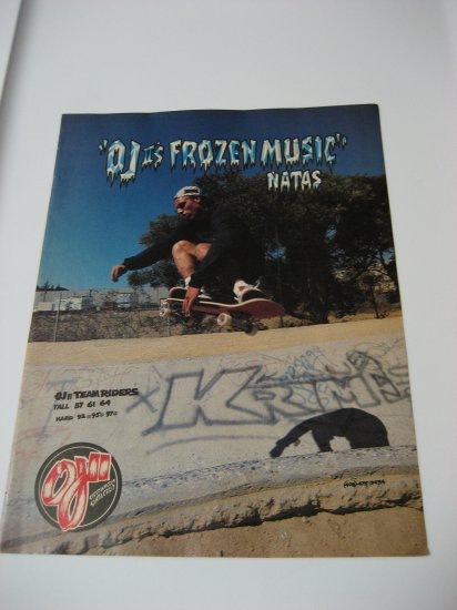 Original Santa Cruz SkateBoard Advertisement Rare Vintage Natas