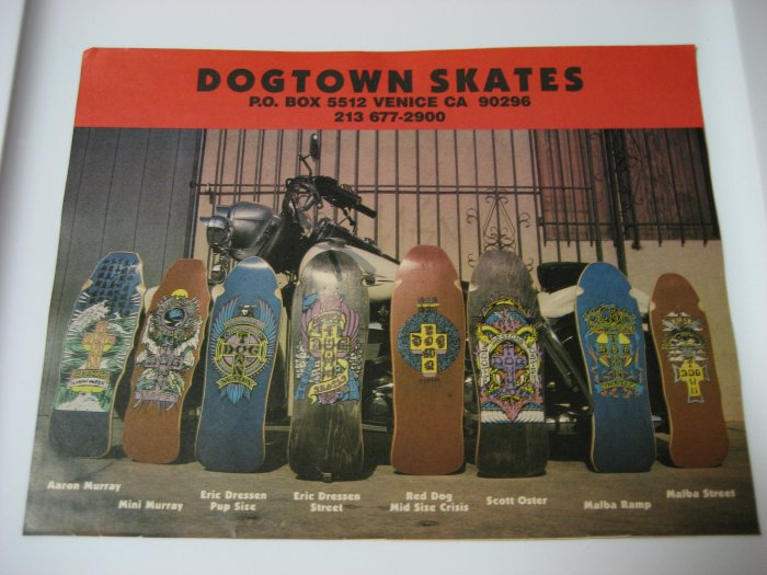 Original Dogtown SkateBoard Advertisement Rare Vintage