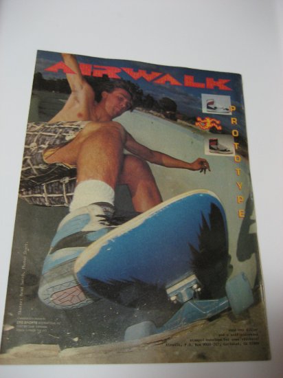 Original Airwalk SkateBoard Advertisement Rare Vintage Brad Smith