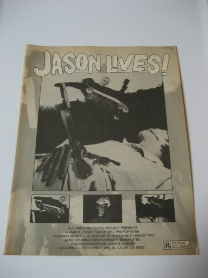 Original Gullwing SkateBoard Advertisement Rare Vintage Jason Jessee