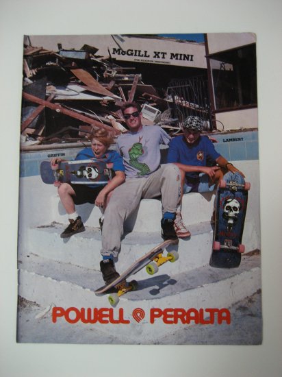Original Powell Peralta SkateBoard Advertisement Rare Vintage Mike McGill