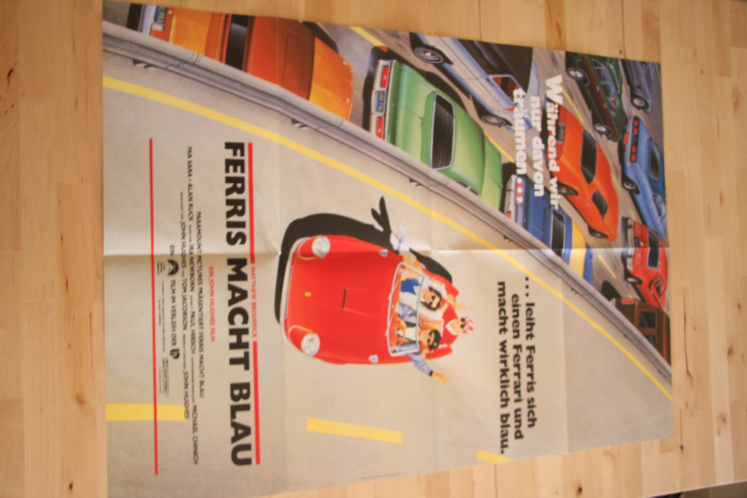 Original German Ferris Bueller's Day Off Poster