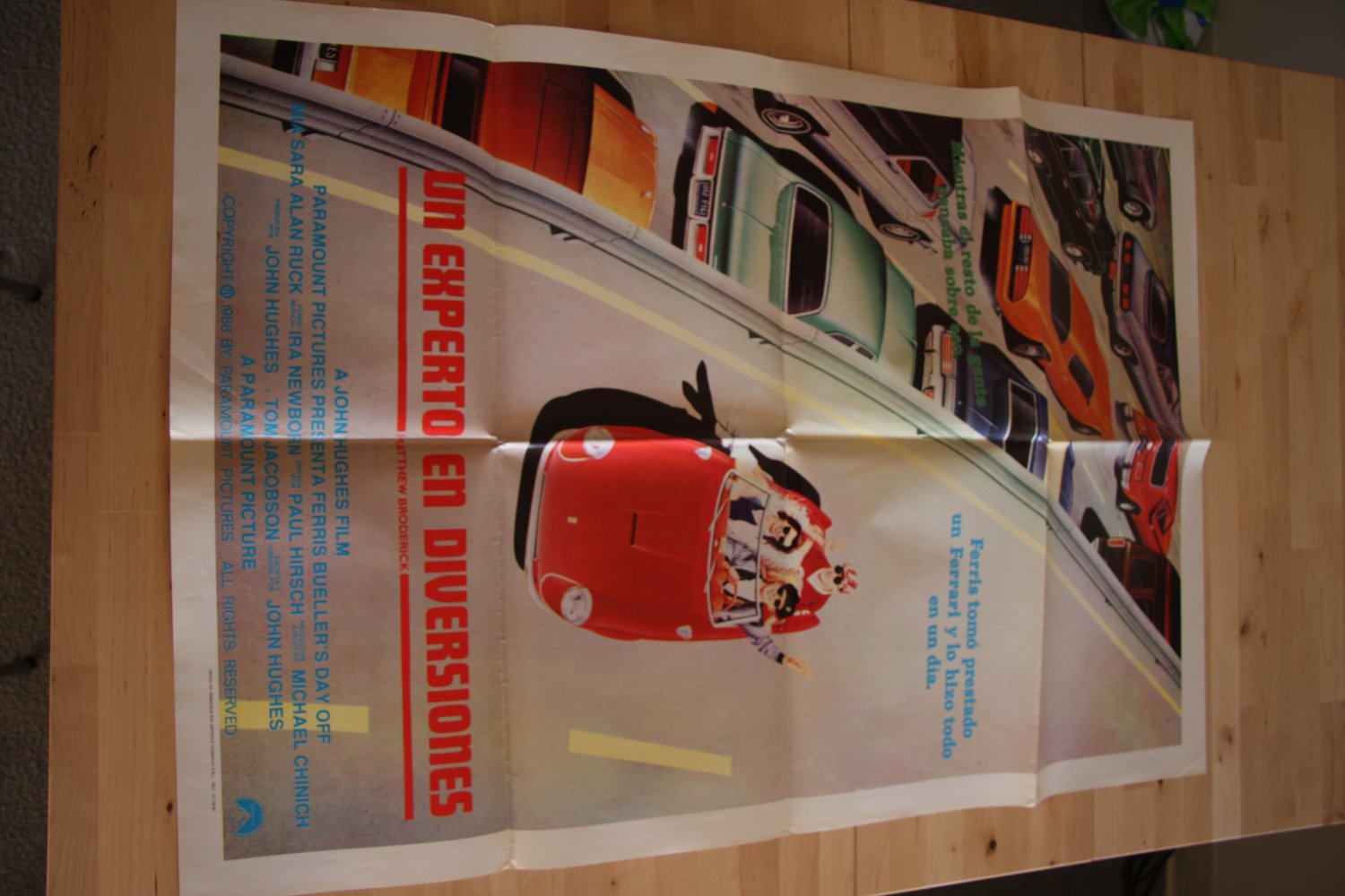 Original South American Ferris Bueller's Day Off Poster